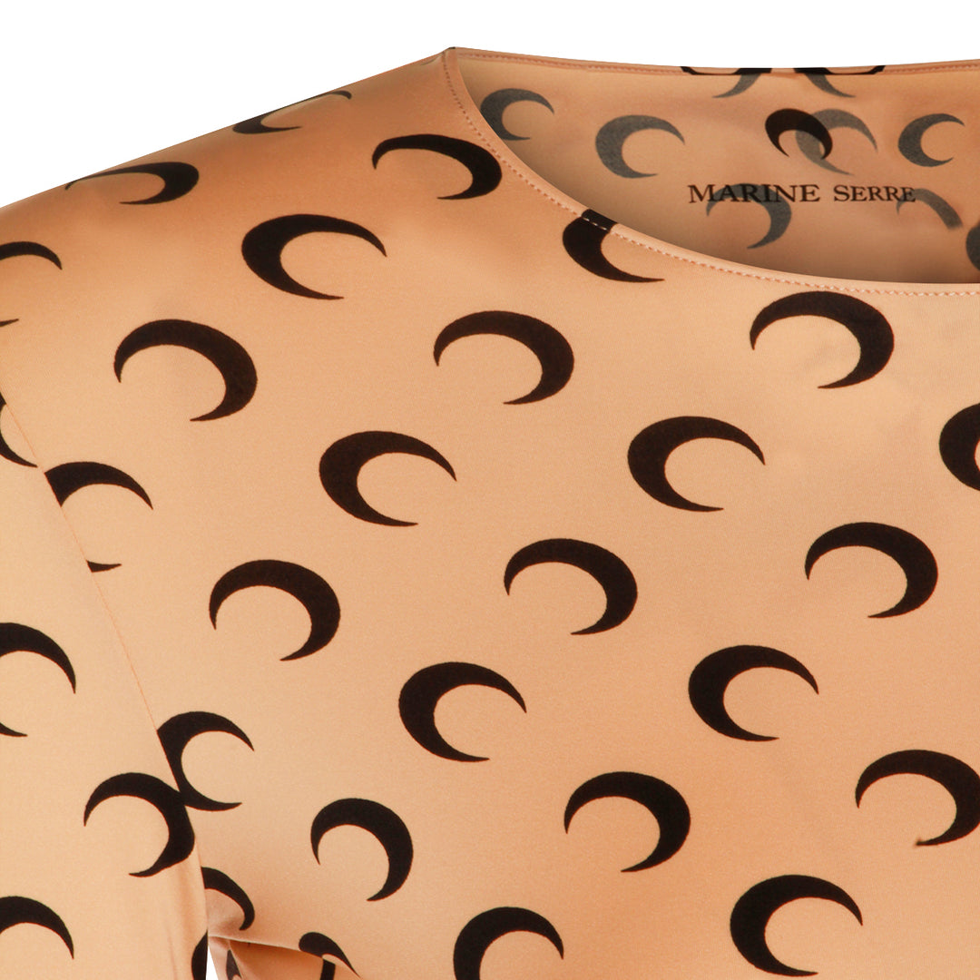 Marine Serre Top - TAN | 1687aed9f5f68f9f753312b37c78cbf006c894bc