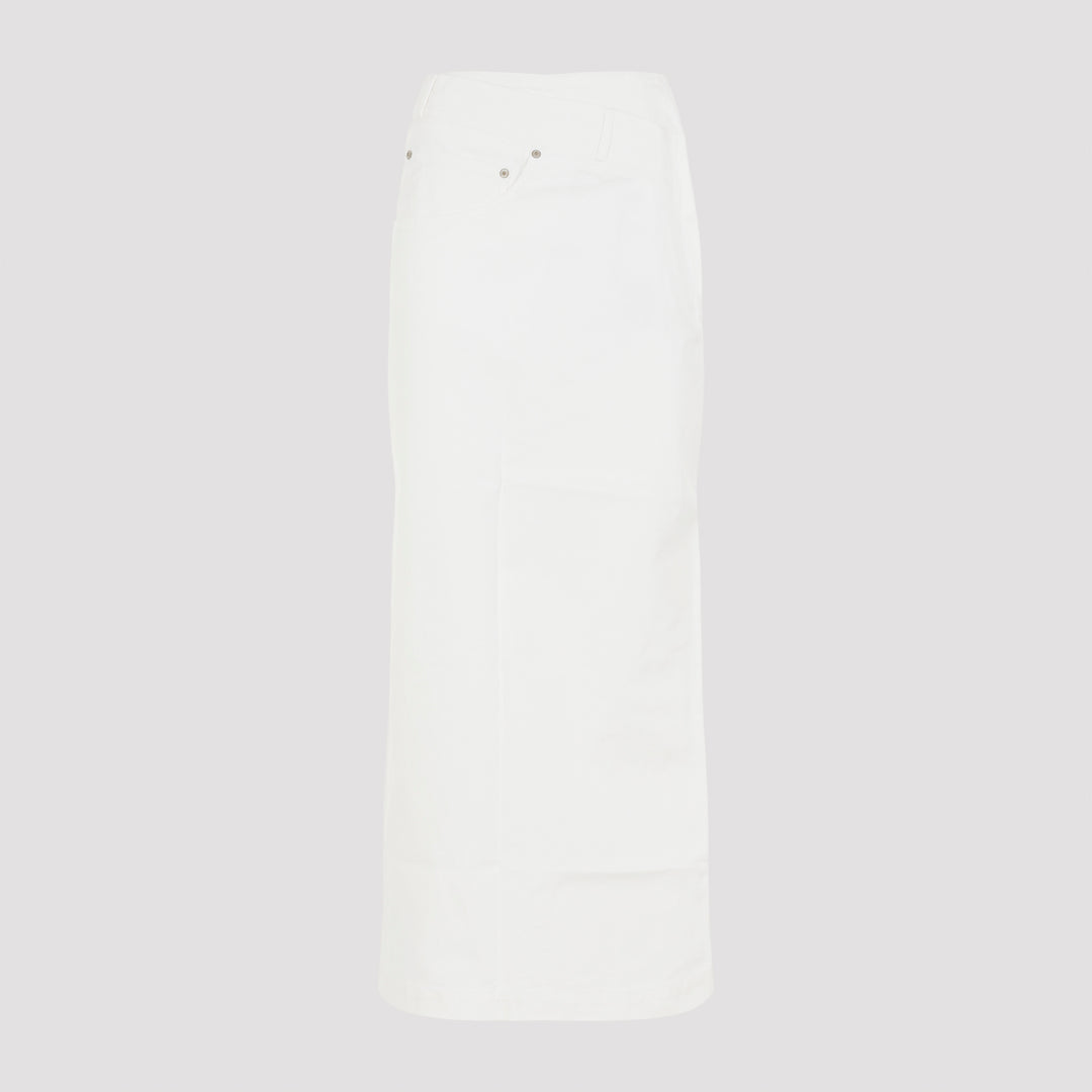 Loewe Midi skirts - Bianco | acf60bedcc7aa2a197c7ca6c56bd179e92e3f21e