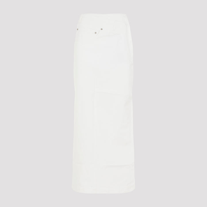 Loewe Midi skirts - Bianco | acf60bedcc7aa2a197c7ca6c56bd179e92e3f21e