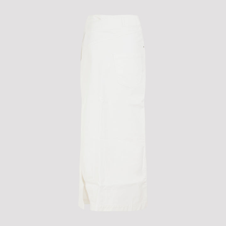 Loewe Midi skirts - Bianco | 521fa2fdb26c058801b0cda40ef5cda61cc63c7e