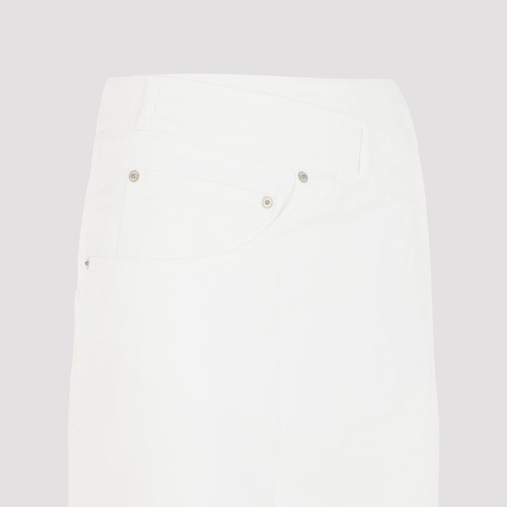 Loewe Midi skirts - Bianco | e87968e4f501b2998f8231af641bae63647391cf