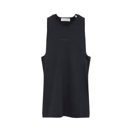 Jet Black Cotton Vintage Fit Tank