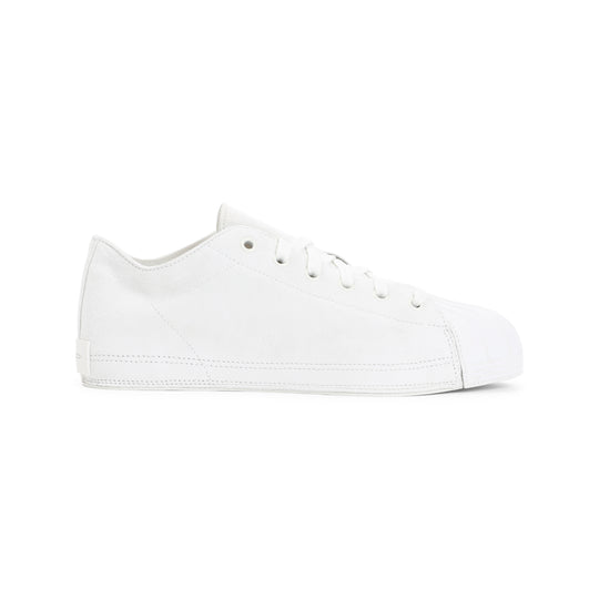 Light Grey Nizzastar Lo Suede Leather Sneakers