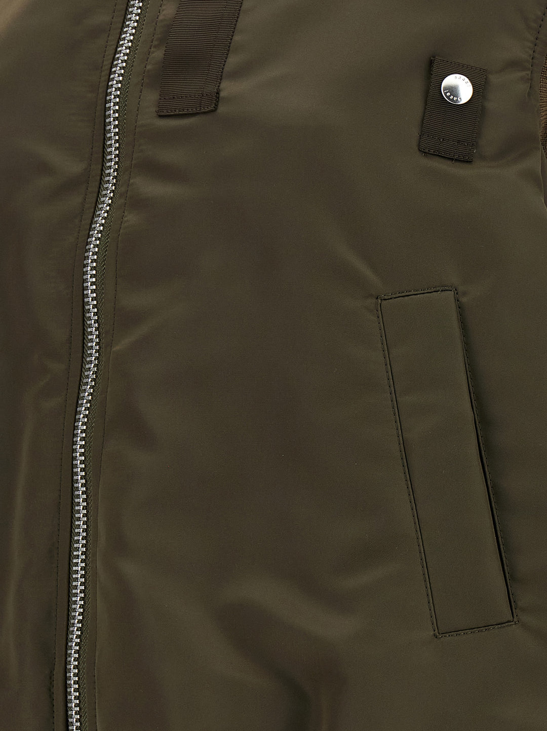 Sacai Asymmetrical Hem Vest Gilet - Verde | 82a8439329f606b6731daefe7a6dd4050be6a394
