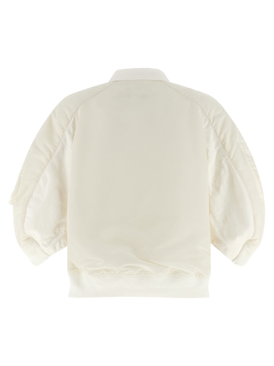 Sacai Hybrid Bomber Jacket Puffer Jackets - Bianco | 9a86487d4fd2271cd08a182ff4cc957cd1950b18