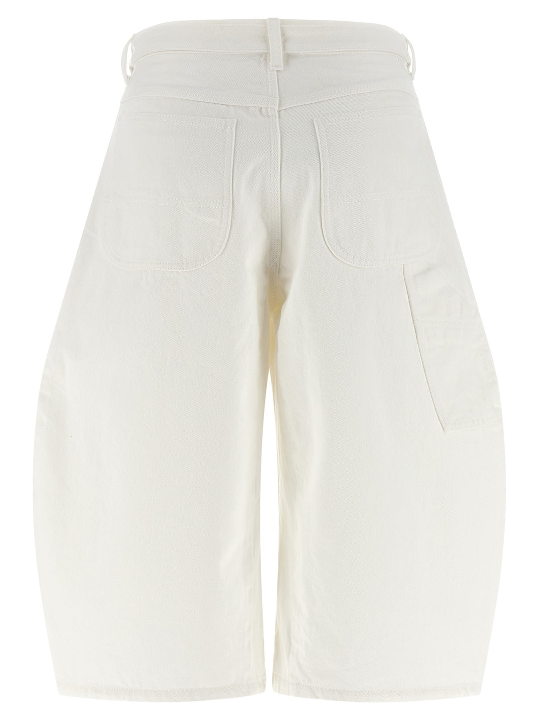 Sacai Bemuda Curved Leg Bermuda e Short - Bianco | 29faaa1add393bc2e07b8338216435e008b64c1a