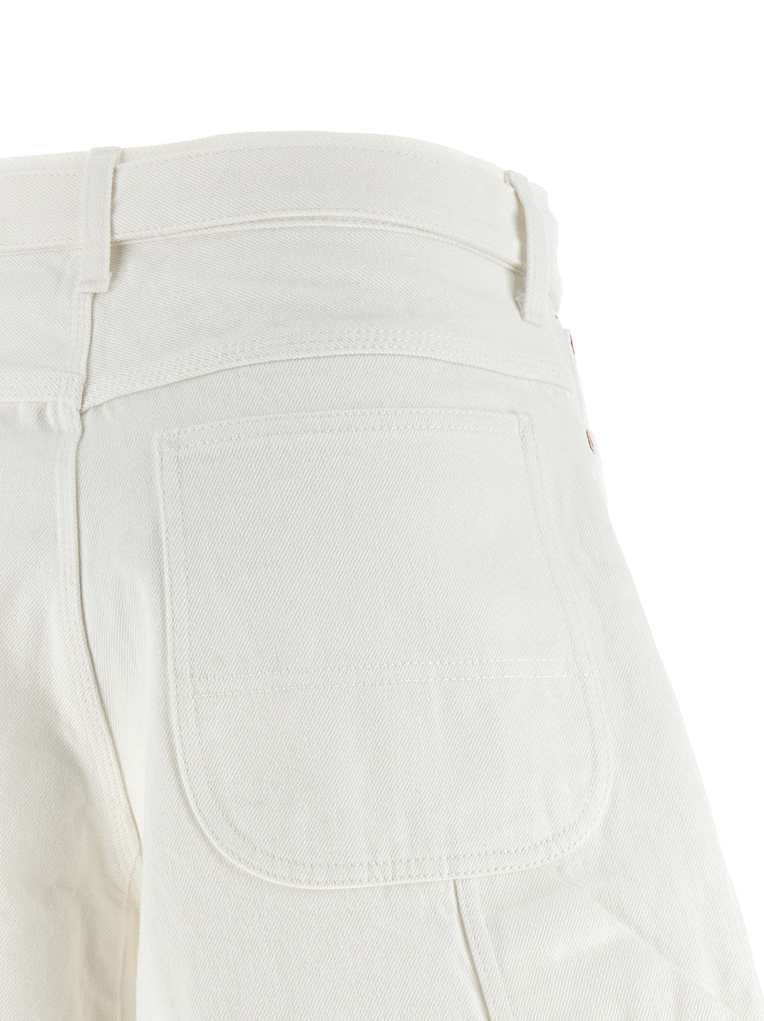 Sacai Bemuda Curved Leg Bermuda e Short - Bianco | afd8e0d03178ac9846b42d391f39da2abbc0bba4