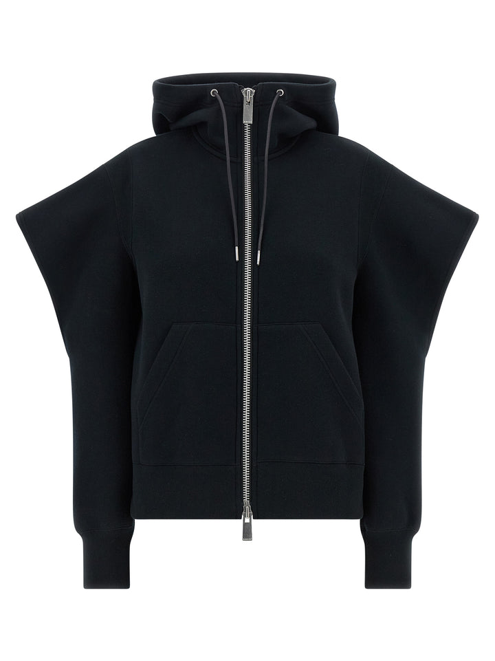 Sacai Sponge Felpe - Nero | 134295a9189b032a9690674d7c3b91de953a6e63