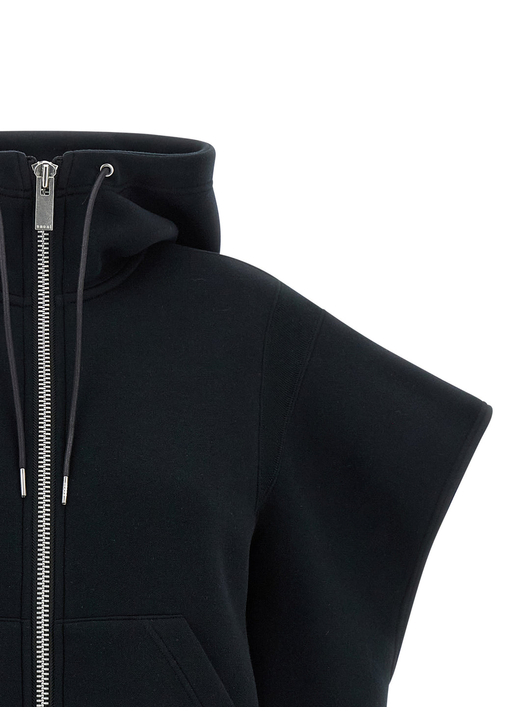 Sacai Sponge Felpe - Nero | 679d9b72d01492e970c69f9c5848f592c4a47225