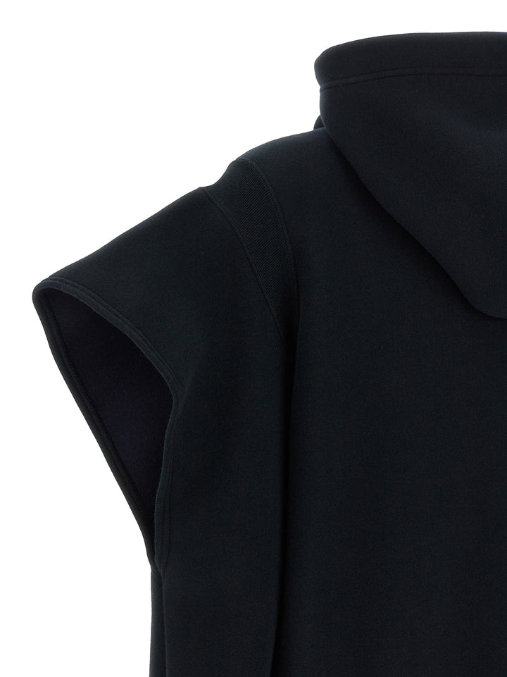 Sacai Sponge Felpe - Nero | 37a411bc4e6bde5f73502a92f569faaf6e853e93