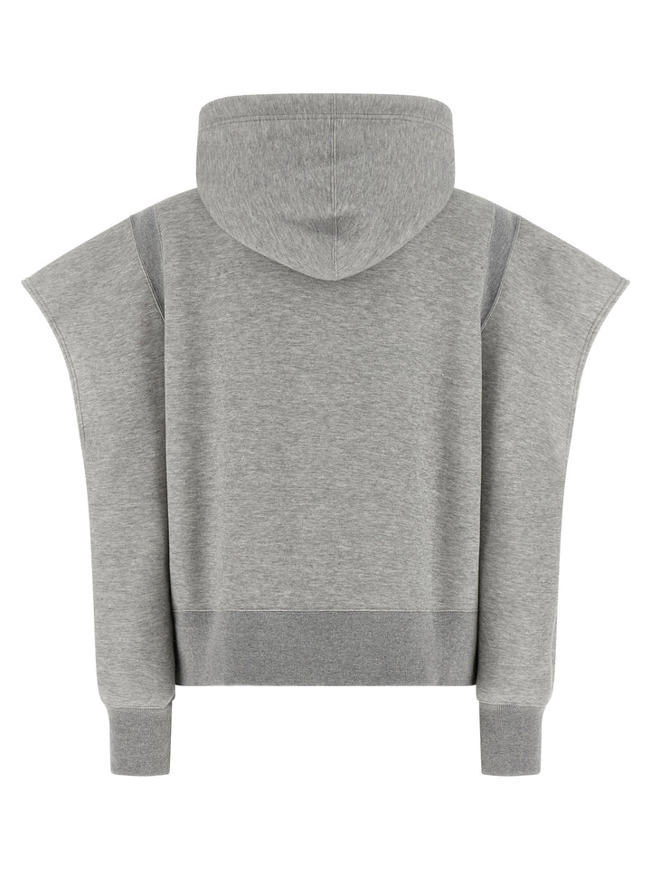Sacai Sponge Felpe - Grigio | f4268ad10593c6ee6c94410c8df16f6f36c5bcb1