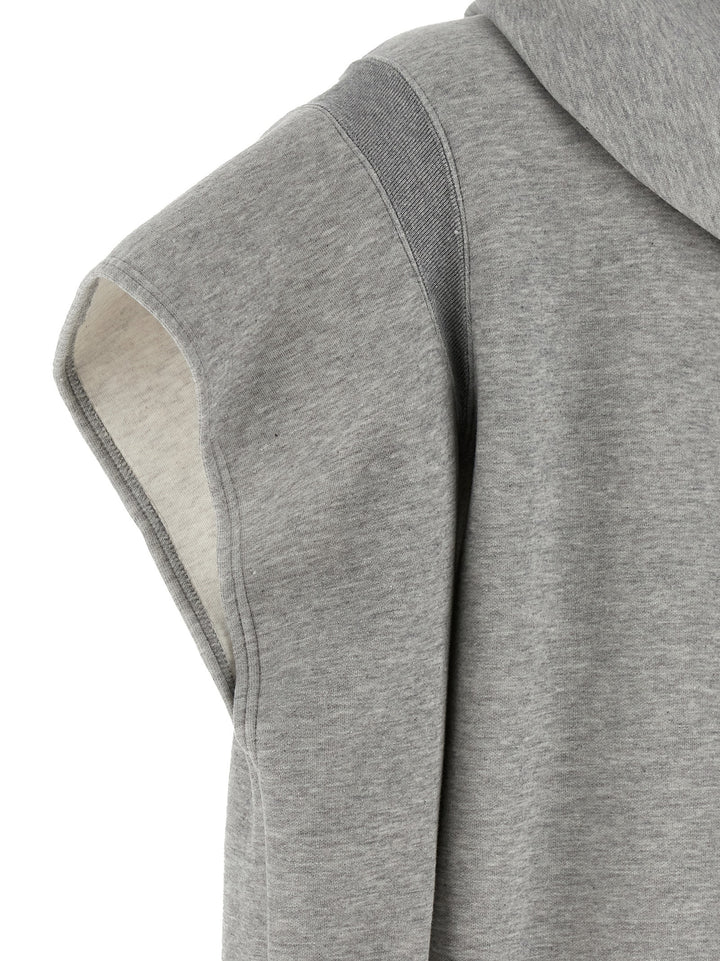 Sacai Sponge Felpe - Grigio | 51016e727c1197916c566a2442ed0e870ec63424