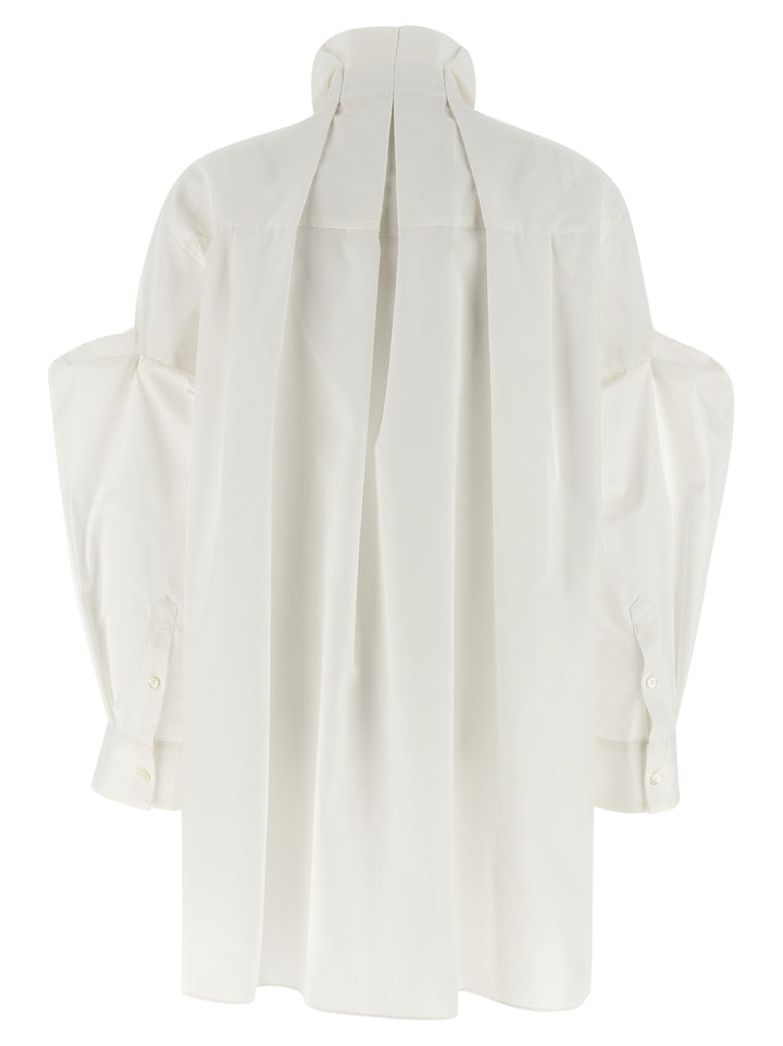 Sacai Poplin Shirt Camicie - Bianco | d35b2915b482bfb58204967cd33dfd00e4c23249