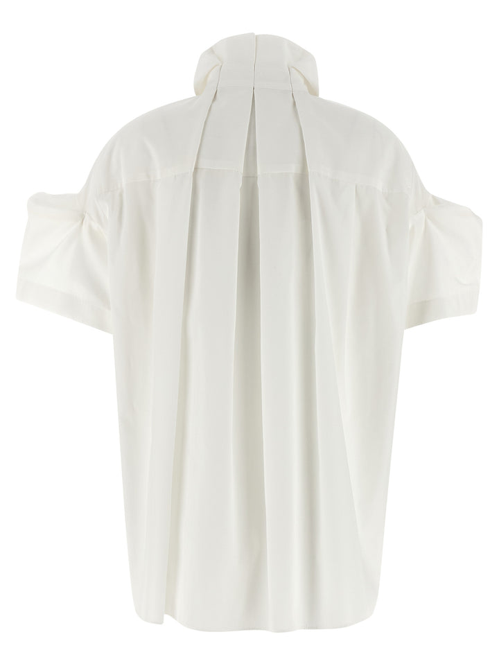 Sacai Poplin Shirt Camicie - Bianco | 47d15eaa198afb31d19636717bc54649bf8802ae