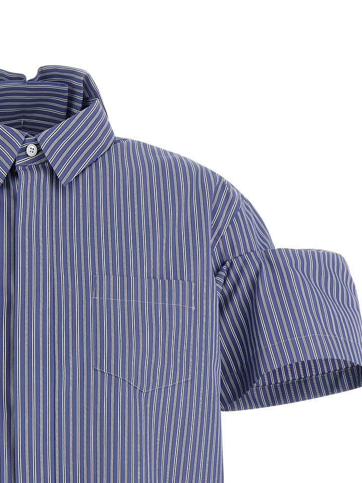 Sacai Striped Shirt Camicie - Blu | 68de3616b440b1a40a7c19a8ff4012dac95a3644
