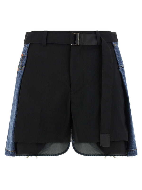 Wool Insert Shorts Bermuda E Short Multicolor