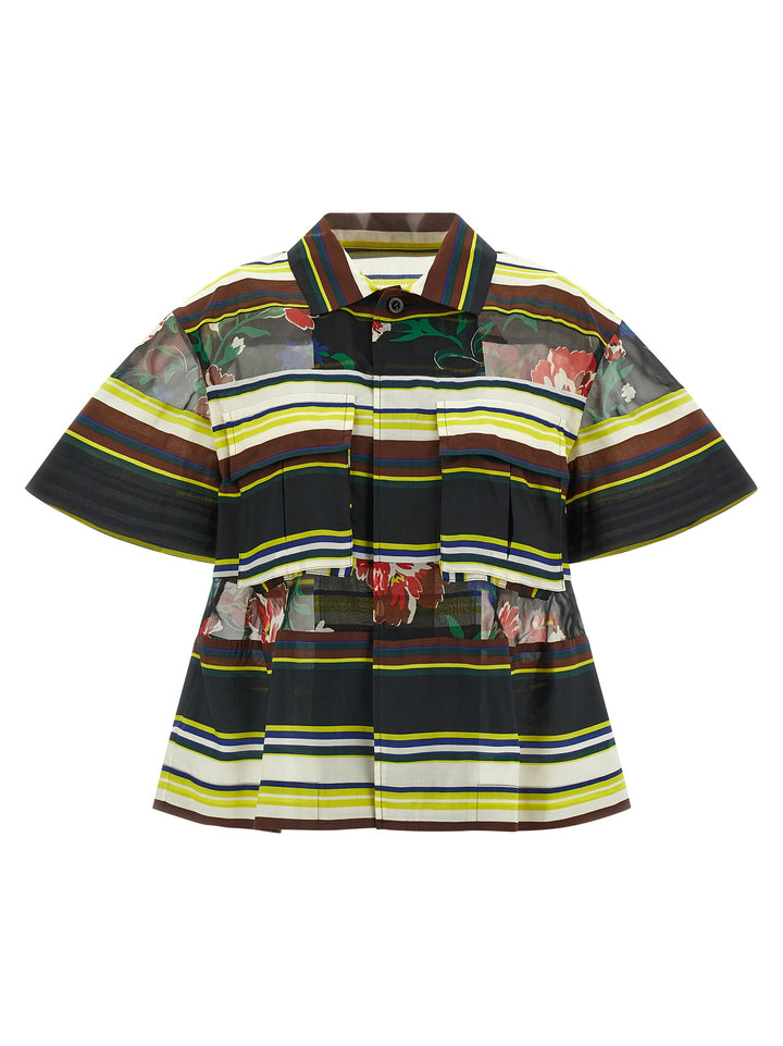 Sacai Pattern Mix Camicie - Multicolor | 8ddeca7c8049608eb5d21b693bf6943569b62956