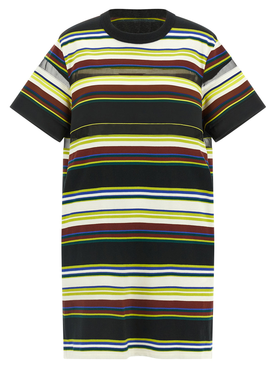 Sacai T-Shirt Dress Abiti - Multicolor | f053582b4b424f120448faf50a02561b218f61ea