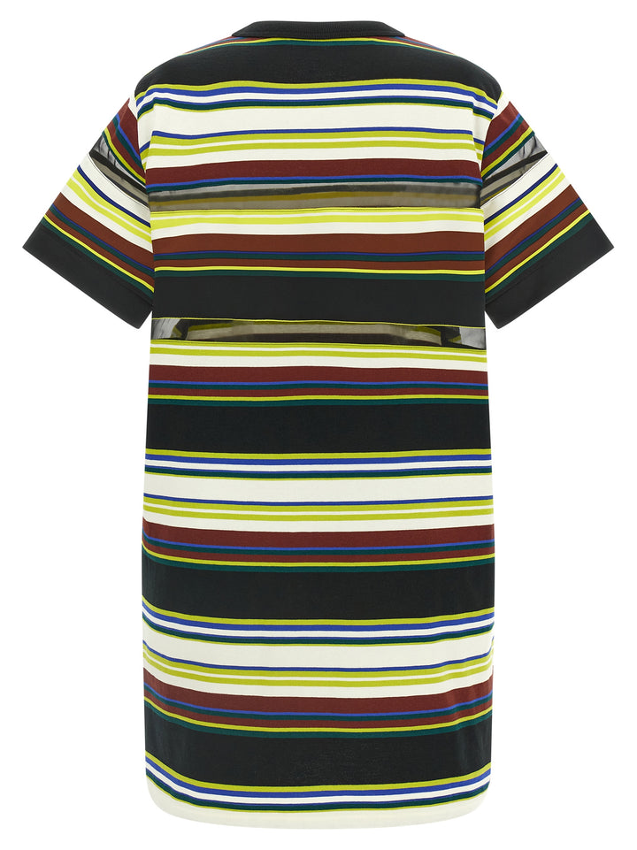 Sacai T-Shirt Dress Abiti - Multicolor | ca77ffb3cfc56346406fe0bef0c9eb957c48429c