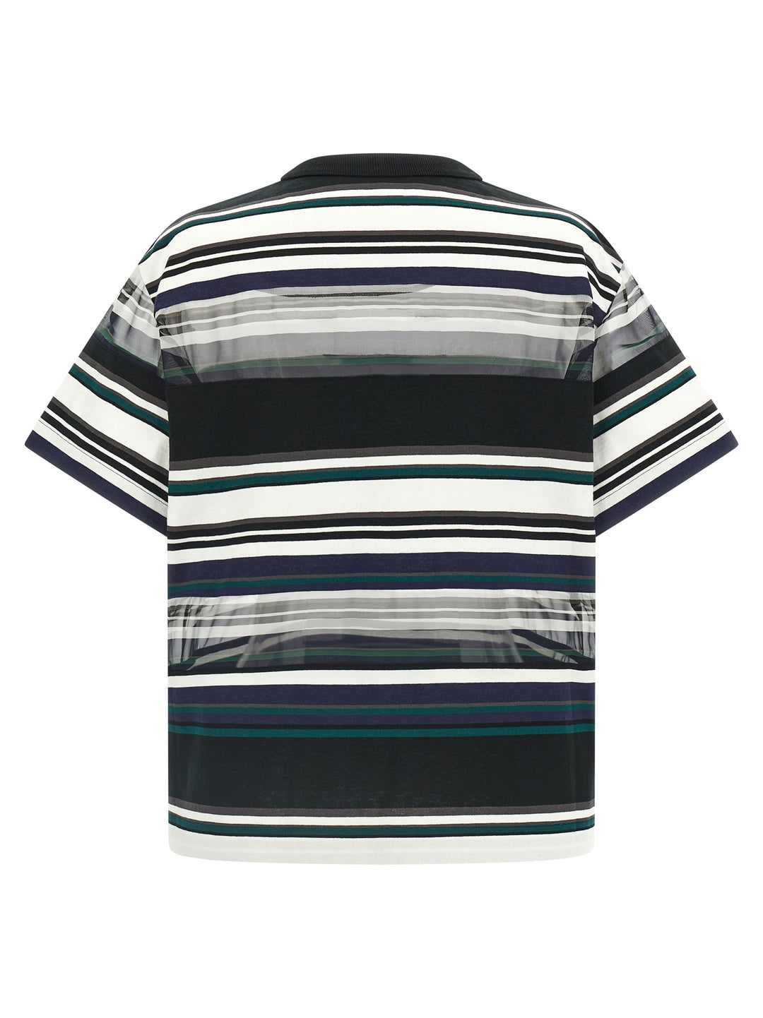 Sacai Organza Insert T shirt - Multicolor | a8f9a8708a3683ecb962c26ac8b9d9a198ec0e1a