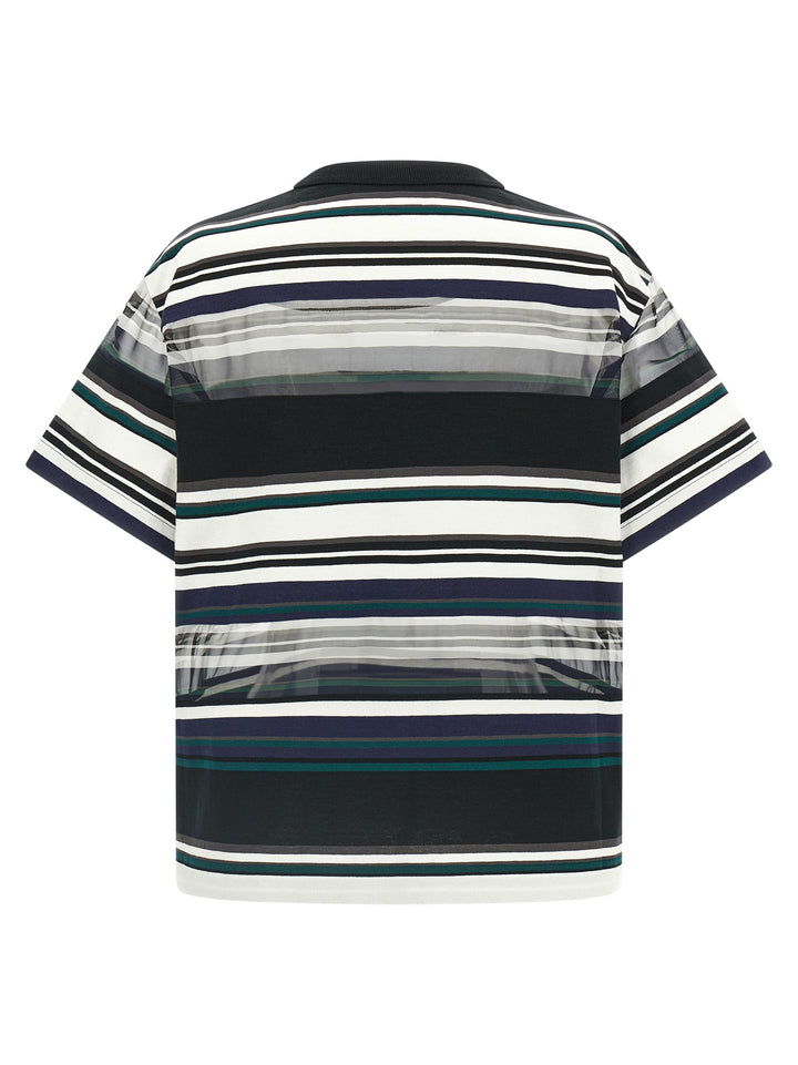 Sacai Organza Insert T shirt - Multicolor | a8f9a8708a3683ecb962c26ac8b9d9a198ec0e1a