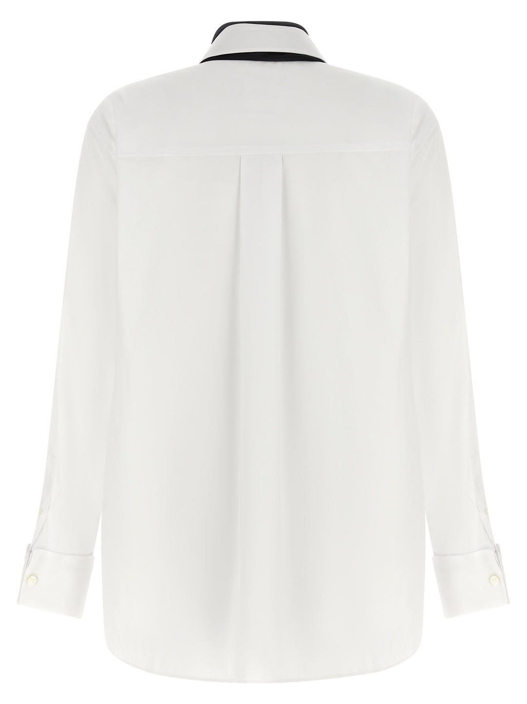Sacai Scarf Shirt Camicie - Bianco/Nero | 3d542324548ed26e40164739507a466bd93bbf04