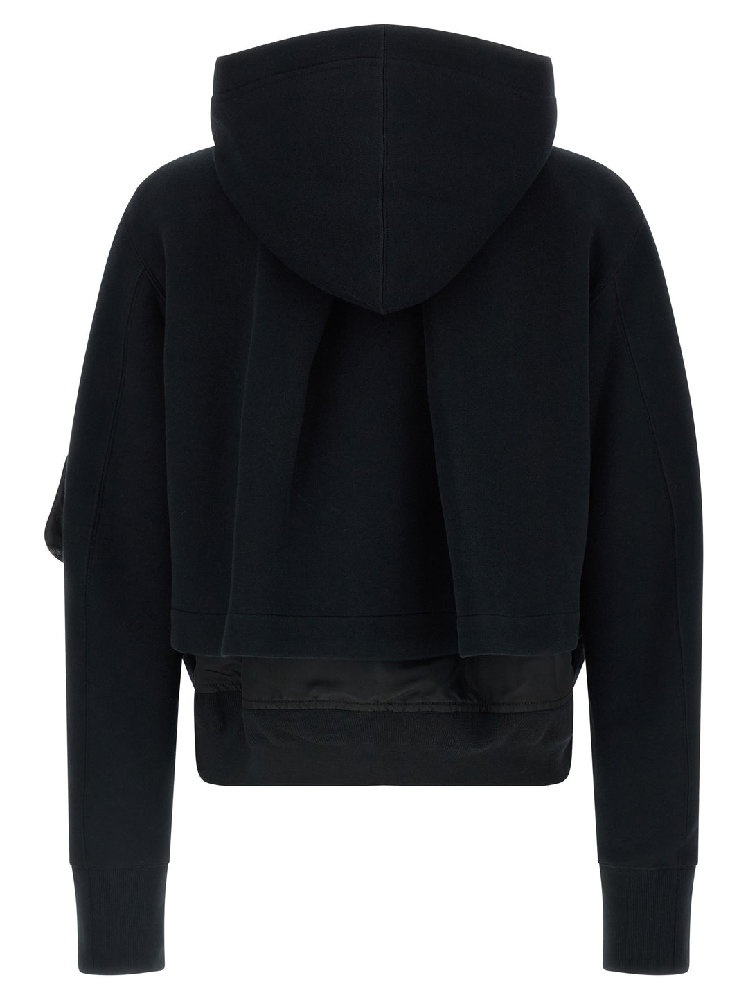 Sacai Sponge Puffer Jackets - Nero | 4aa3cfa91ee47d422baa4653991a90ee4afc024d