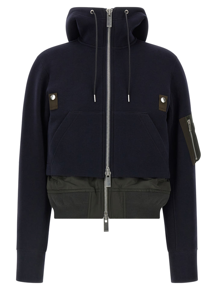 Sacai Sponge Puffer Jackets - Blu | a7f6b7aae2ceb37c9fa195d5d94518744360e0d0