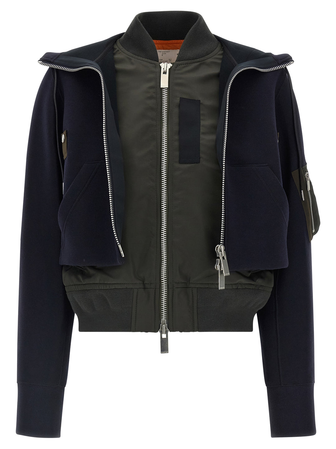 Sacai Sponge Puffer Jackets - Blu | de23ac0be3ea70b63cce9acfb0dc2084024c65a7