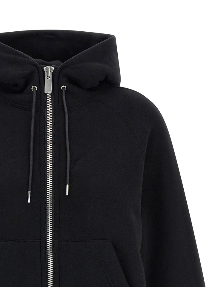 Sacai Cotton Hoodie Felpe - Nero | b681459beb807ad813b02c5298d309005660aaf7