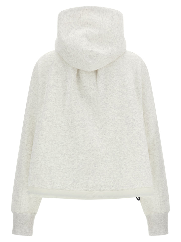Sacai Cotton Hoodie Felpe - Bianco | 42fa7c6ab2aead97b6d1f0dbecf94023fd9a4b1f