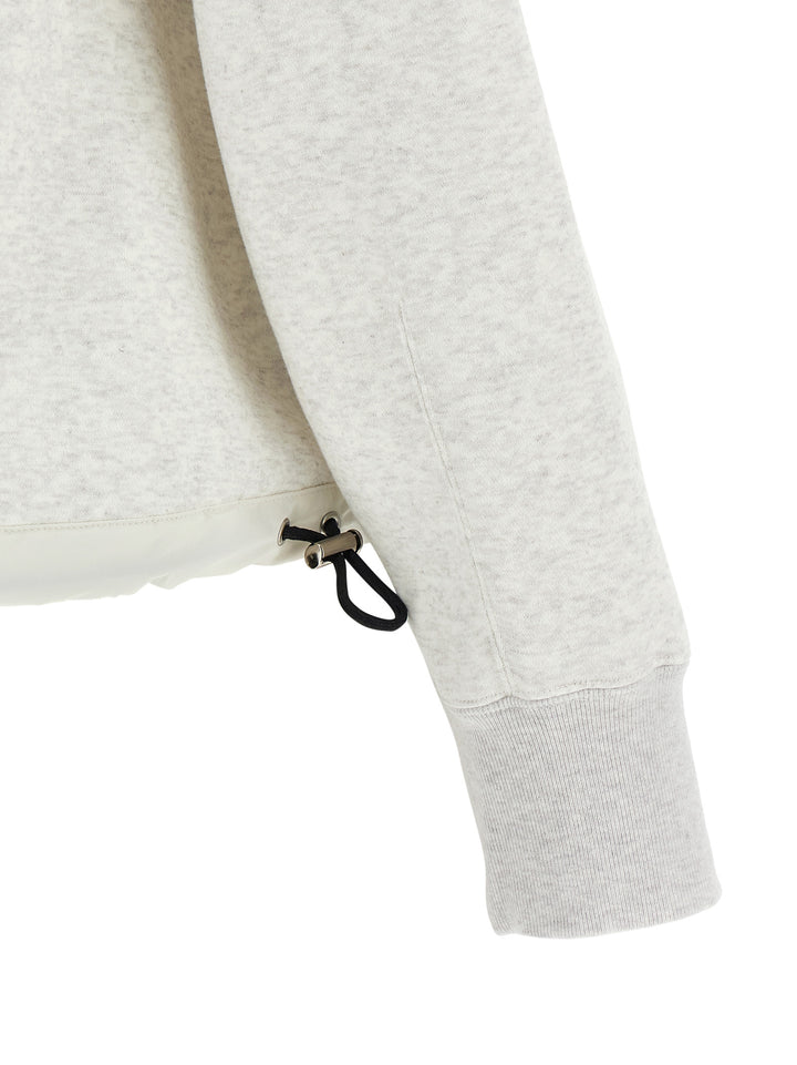 Sacai Cotton Hoodie Felpe - Bianco | 339f121e7ebf134c817200dc59388018ac069e8c