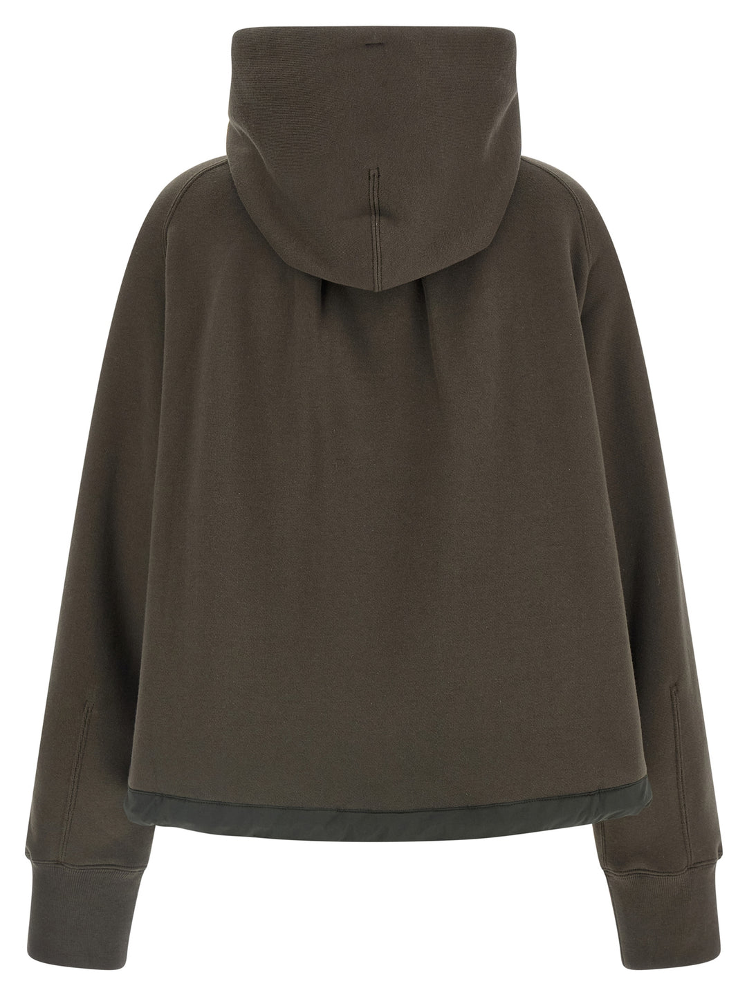 Sacai Cotton Hoodie Felpe - Verde | a827a7120867964d6df8a662efe8c84fe47f8478