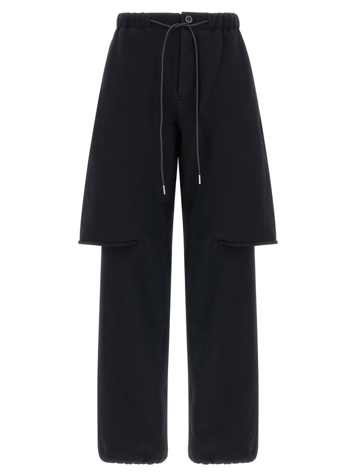 Sacai Trompe L'oeil Bermuda Pantaloni - Nero | c0ad7838011ec53d5a8d351e149afde9cb8121bc