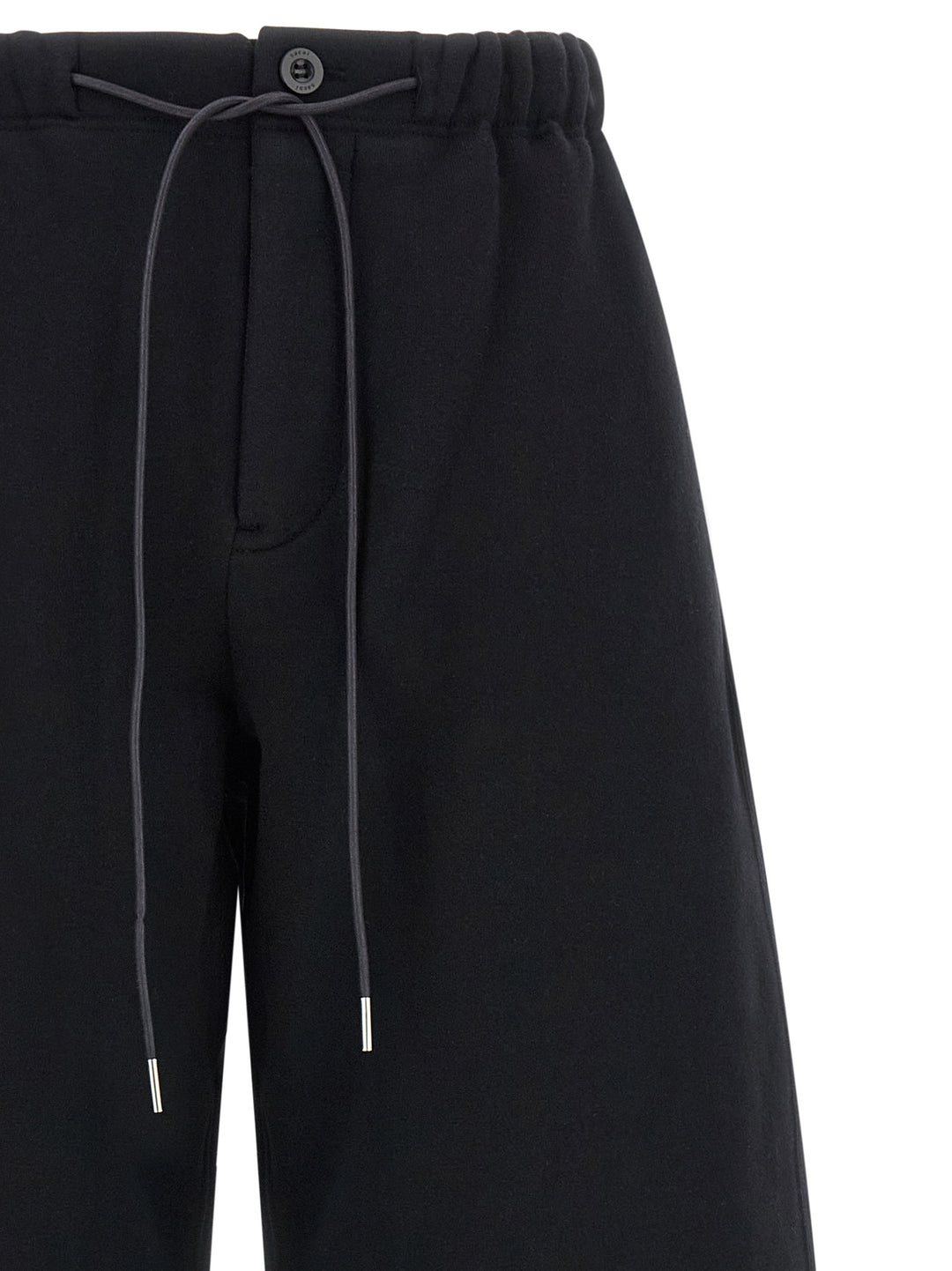 Sacai Trompe L'oeil Bermuda Pantaloni - Nero | 93c95080c173e87f908ad77ad822d5cdd073f29f