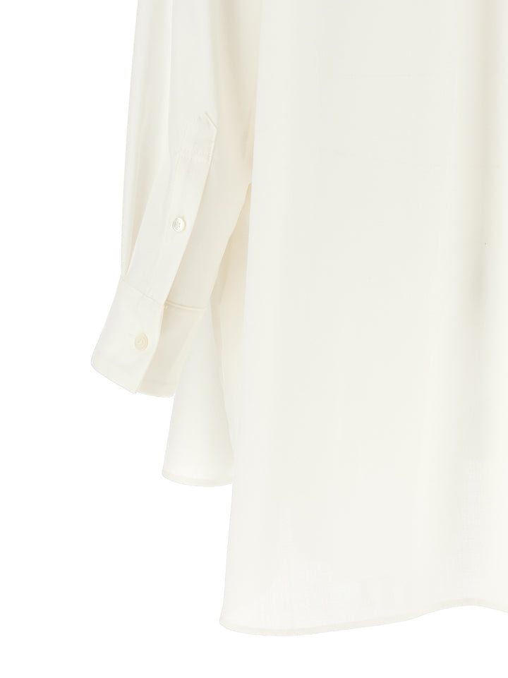 Sacai Hybrid Shirt With Front Panel Model. Camicie - Bianco/Nero | c6b3aee39c01b1f7a07bf1093b89d8855aa734bc