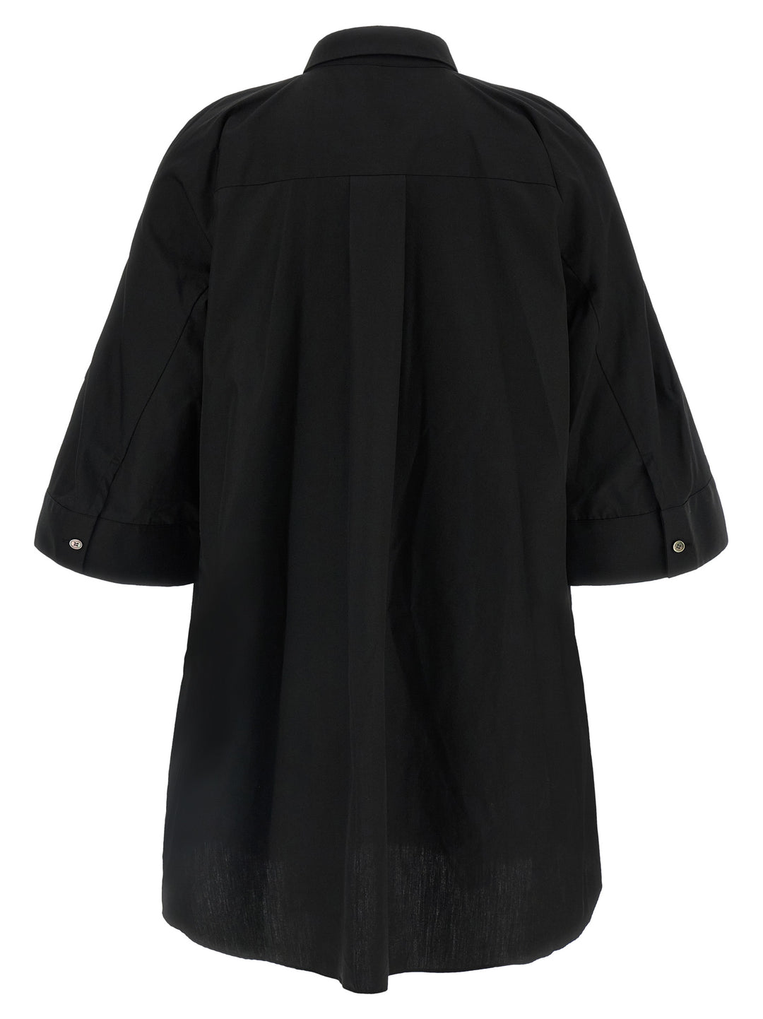 Sacai Chemisier Dress With Wide Sleeves Abiti - Nero | 57a3366653a6741ab4b6efe2ebfccb2864812dc3