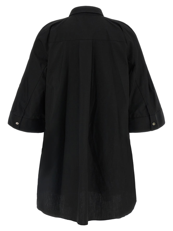 Sacai Chemisier Dress With Wide Sleeves Abiti - Nero | 57a3366653a6741ab4b6efe2ebfccb2864812dc3
