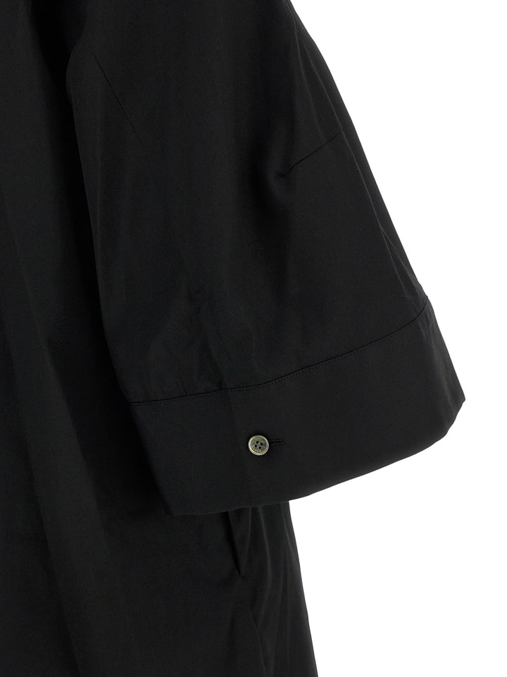 Sacai Chemisier Dress With Wide Sleeves Abiti - Nero | 01aaca0adf2c48219aa893d2435506e5c58d975f