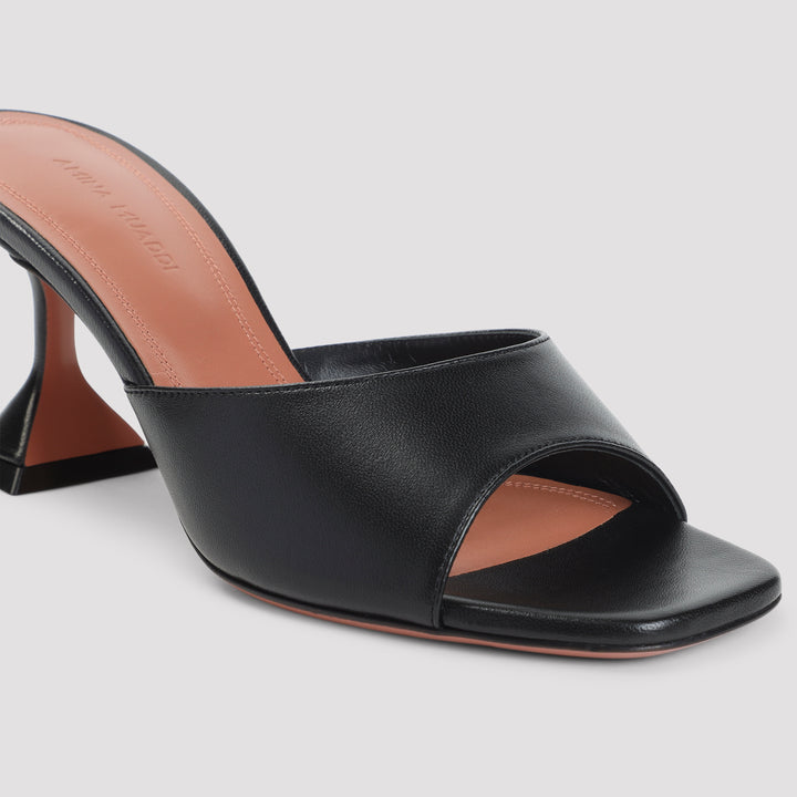 Amina Muaddi Sandali - Nero | 99f13fa0f728e134d346fe8e5e096be84293ca2f