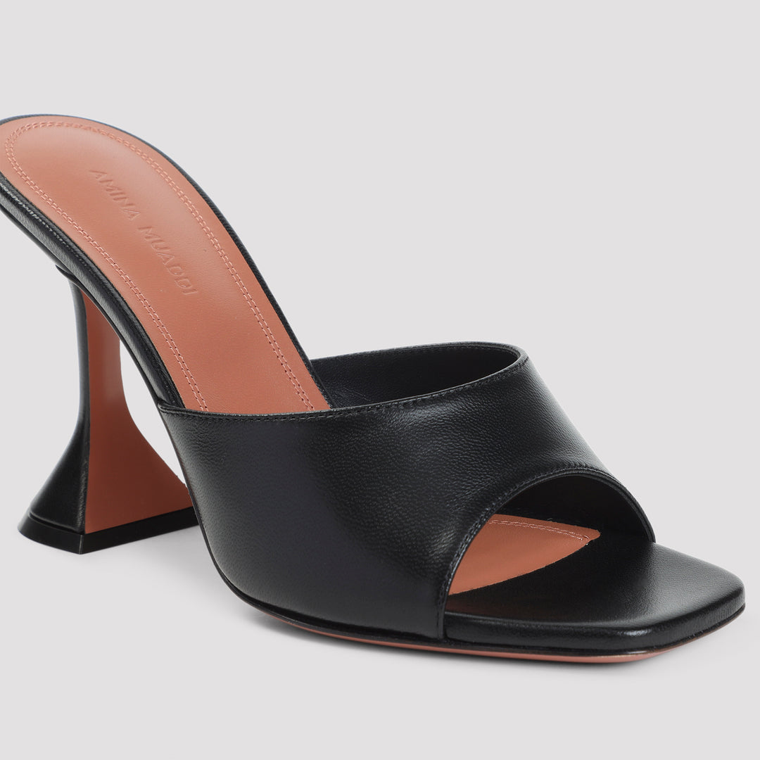 Amina Muaddi Sandali - Nero | f94dae5ad1bc4a773113fe4470db0a6de11c7067