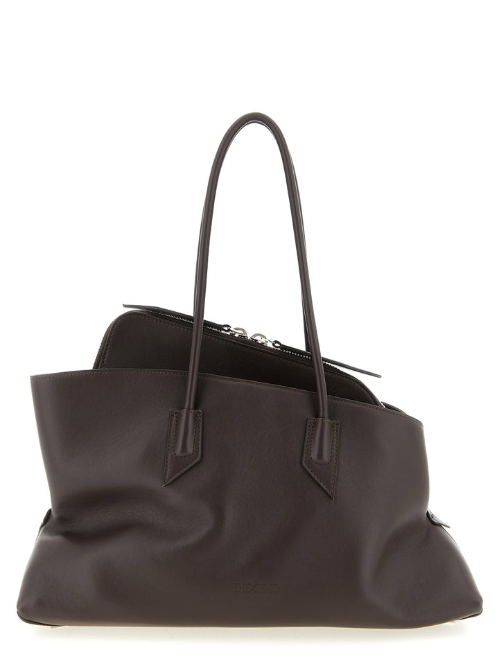 The Attico La Passeggiata Medium Borse a Spalla e Tracolla - Marrone | 2ee26029690e21cc373200f61aa6449c5571eaa8