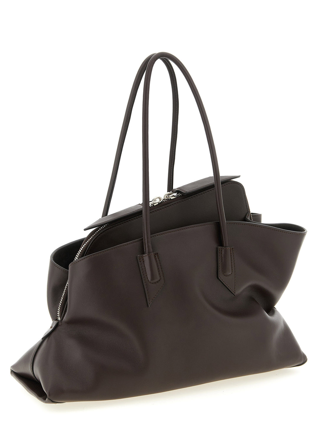The Attico La Passeggiata Medium Borse a Spalla e Tracolla - Marrone | 04c9843b95a6933fe39dbcd24d899e0a4b8f399b