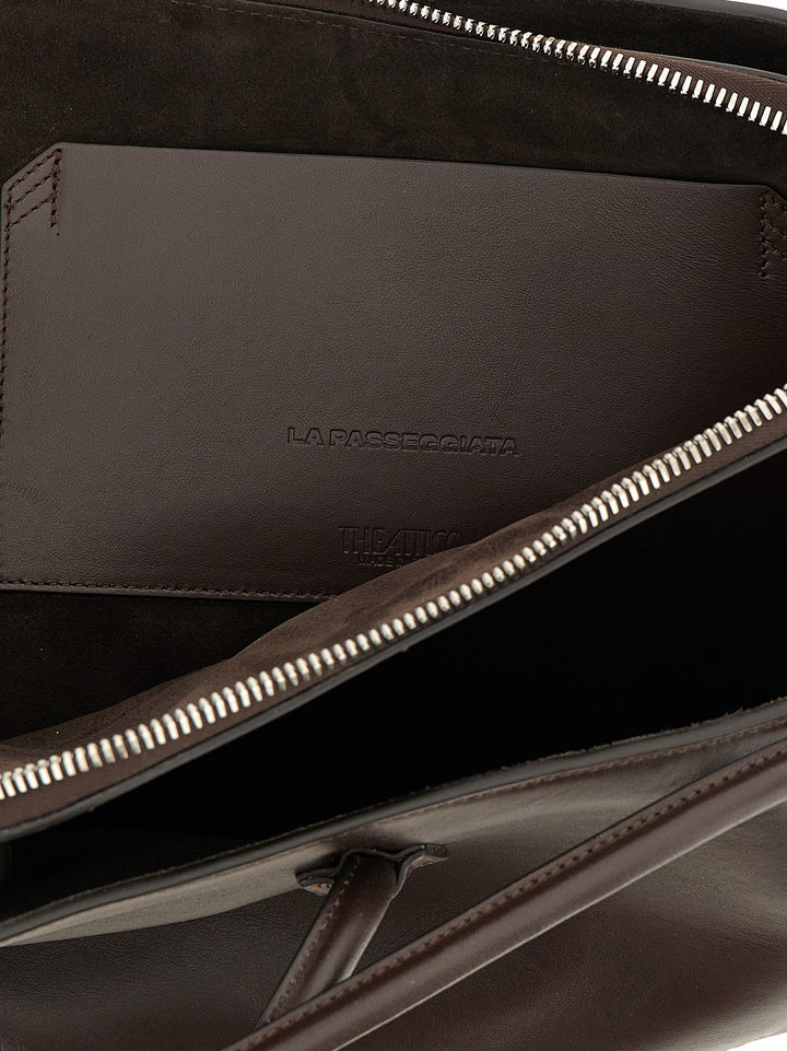 The Attico La Passeggiata Medium Borse a Spalla e Tracolla - Marrone | 3484ee52b1e17a5c88b931830c823c7e15536453