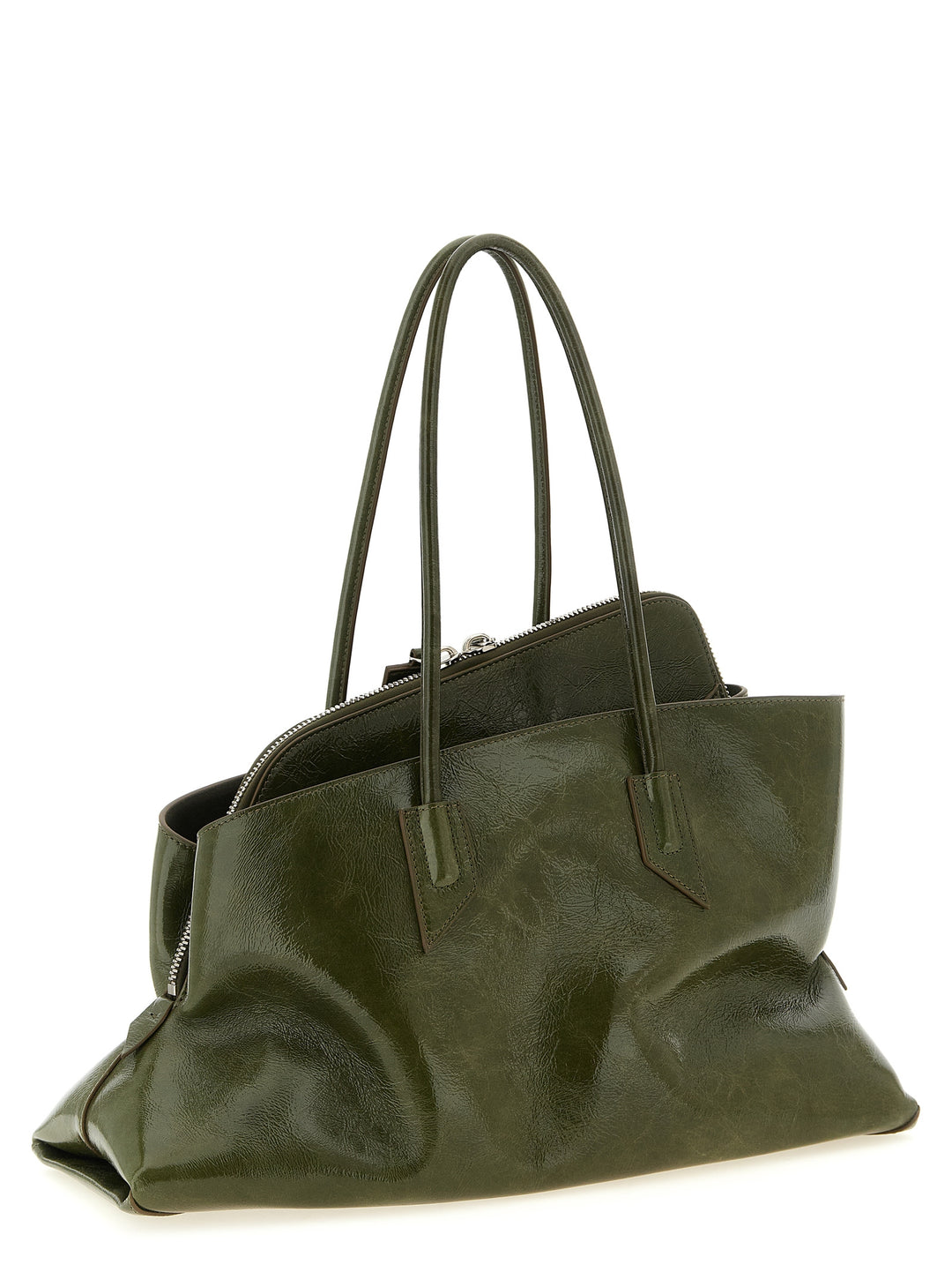 The Attico La Passeggiata Medium Borse a Spalla e Tracolla - Verde | fdf9077bcfed36cb37dfb40134841cbc26c7a609