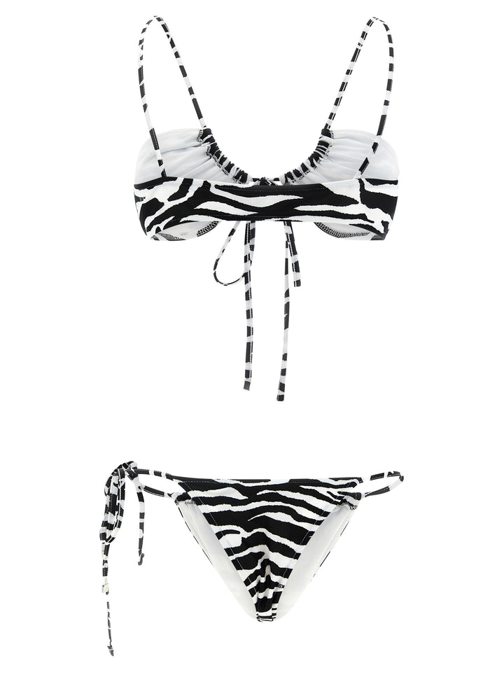 The Attico Il Primo Bagno Beachwear - Bianco/Nero | 508417fe0f0592eb15b5c31d6f917a136e47b3e1