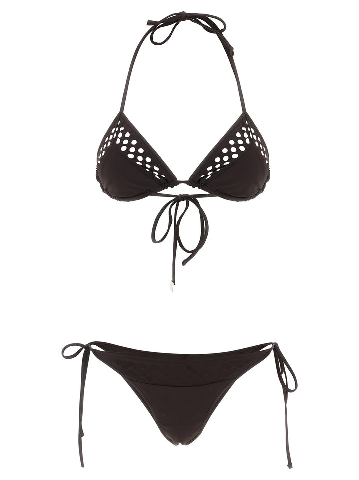 The Attico Il Primo Bagno Beachwear - Marrone | d8bbd5309a901576be3ce57c8e6c3bb9b94477fd