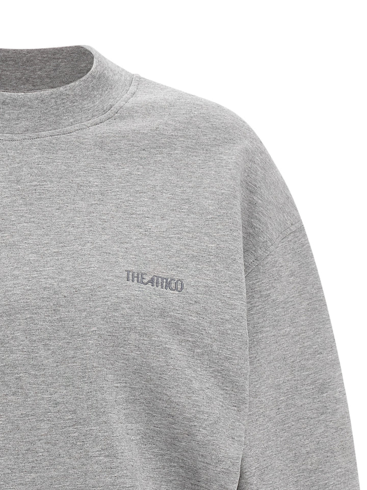 The Attico Mélange Sweatshirt Dress Abiti - Grigio | c4accd92522b9ccbd9ee06523480b8fd4791478f