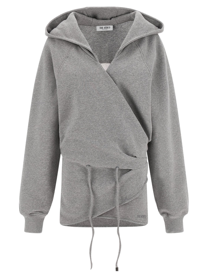 The Attico Hooded Dress Abiti - Grigio | a81b887a48be22a3c000e0d84f904f252344060f