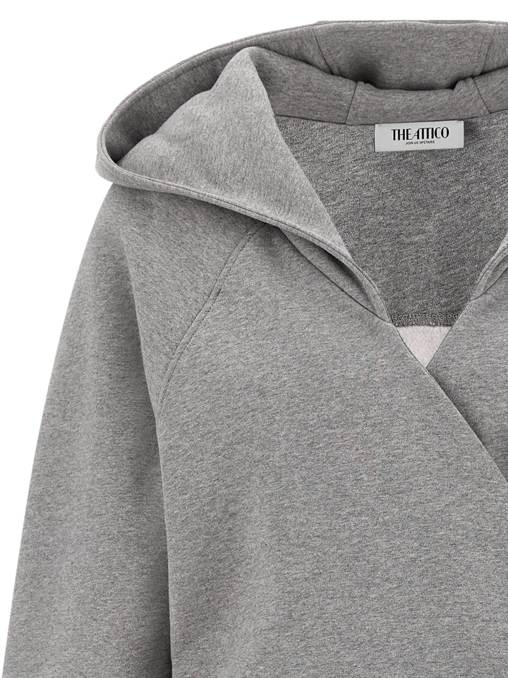 The Attico Hooded Dress Abiti - Grigio | 49e7e4980891ed3ef65083c1c4b97bda072f685a